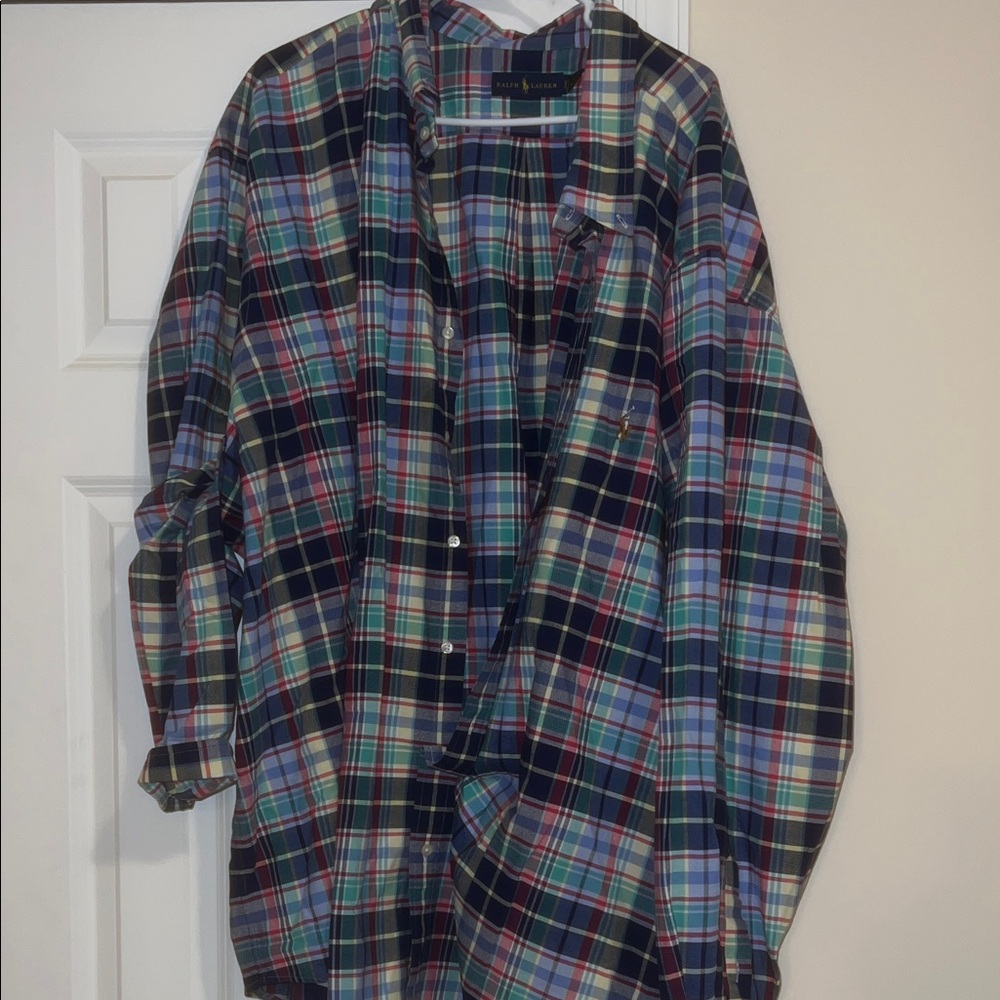 Ralph Lauren Colorful Plaid Shirt